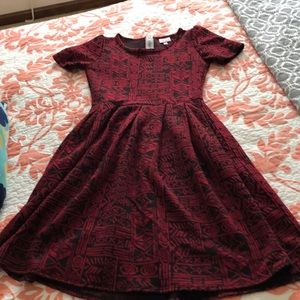 LuLaRoe Tribal print Amelia Dress